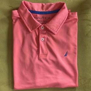 Nautica short sleeve performance polo shirt